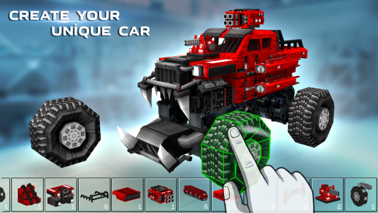اسکرین شات بازی Blocky Cars online games 1