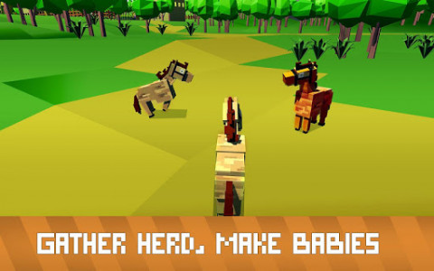 اسکرین شات بازی Blocky Horse Simulator 3