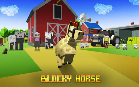 اسکرین شات بازی Blocky Horse Simulator 1