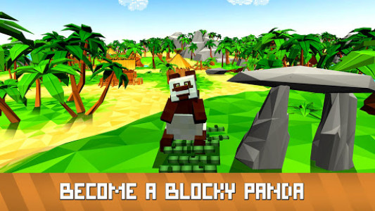 اسکرین شات بازی Blocky Panda Simulator - be a bamboo bear! 5