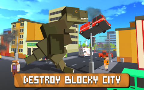 اسکرین شات بازی Blocky Zilla: City Crush 6