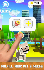 اسکرین شات بازی My Virtual Blocky Dog 3D - Take Care of a Pet! 3