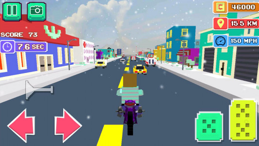 اسکرین شات بازی Blocky Moto Rider - Motorcycle 2