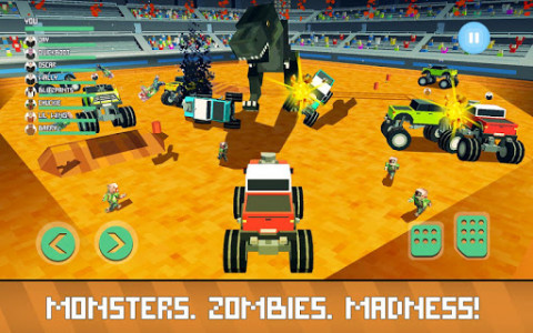 اسکرین شات بازی Blocky Derby: Monsters Arena 3
