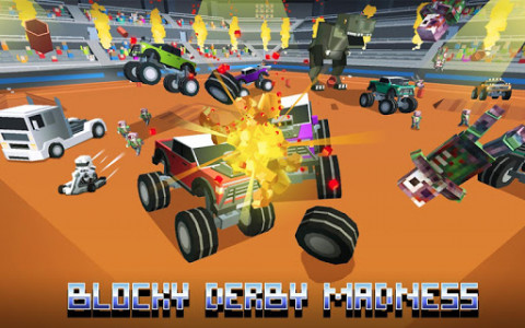 اسکرین شات بازی Blocky Derby: Monsters Arena 1