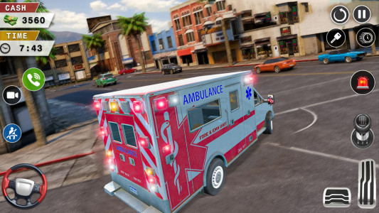 اسکرین شات 3 بازی Ambulance Rescue:Hospital Game