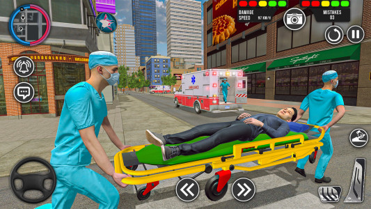 اسکرین شات 4 بازی Ambulance Rescue:Hospital Game