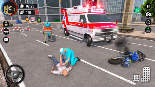 اسکرین شات بازی Ambulance Rescue:Hospital Game 1