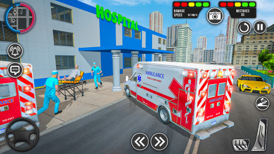 اسکرین شات 5 بازی Ambulance Rescue:Hospital Game