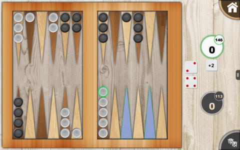 اسکرین شات بازی Backgammon 3