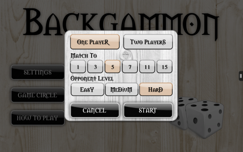 اسکرین شات بازی Backgammon 2