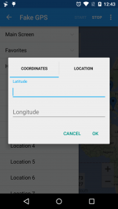 اسکرین شات 5 برنامه Fake GPS