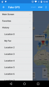 اسکرین شات برنامه Fake GPS 4