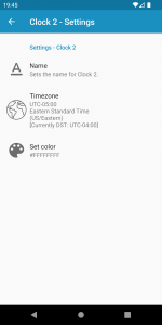 اسکرین شات 4 برنامه Dual Clock Widget