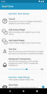 اسکرین شات 2 برنامه Dual Clock Widget