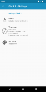 اسکرین شات برنامه Dual Clock Widget 4