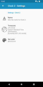اسکرین شات 4 برنامه Dual Clock Widget