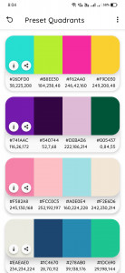 اسکرین شات برنامه Color Palette 8