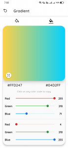 اسکرین شات 2 برنامه Color Palette