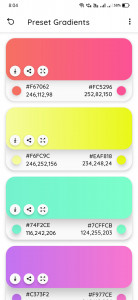 اسکرین شات برنامه Color Palette 7
