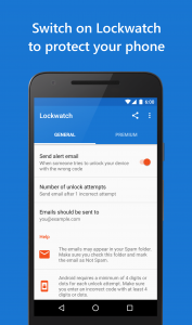 اسکرین شات 1 برنامه Lockwatch - Thief Catcher