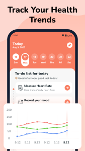 اسکرین شات 3 برنامه Health Tracker: Blood Pressure
