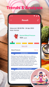 اسکرین شات 5 برنامه Blood Pressure App: Bp Log
