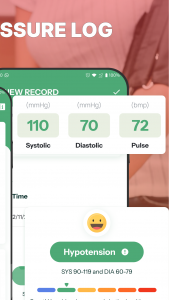 اسکرین شات برنامه Blood Pressure Tracker: Bp Log 2