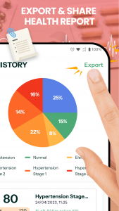 اسکرین شات برنامه Blood Pressure Tracker: Bp Log 6