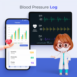 اسکرین شات برنامه Blood Pressure Log: BP Tracker 1