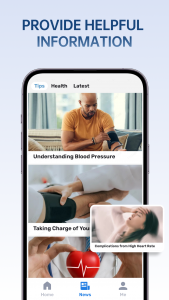 اسکرین شات برنامه BP Tracker: Blood Pressure Hub 5