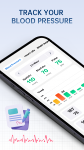 اسکرین شات برنامه BP Tracker: Blood Pressure Hub 2