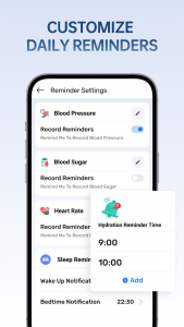 اسکرین شات برنامه BP Tracker: Blood Pressure Hub 4