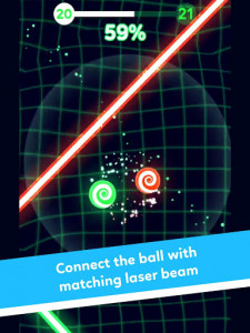 اسکرین شات بازی Balls VS Lasers: A Reflex Game 8