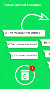 اسکرین شات برنامه Recover deleted messages & status downloader: WAMR 2