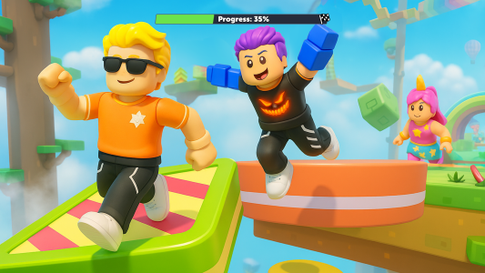 اسکرین شات 4 بازی Survival Master: Obby Parkour