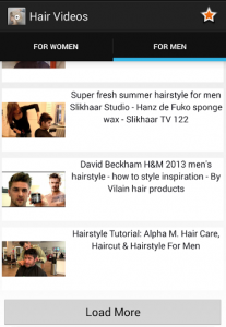 اسکرین شات برنامه Hairstyle Tutorials Videos 4