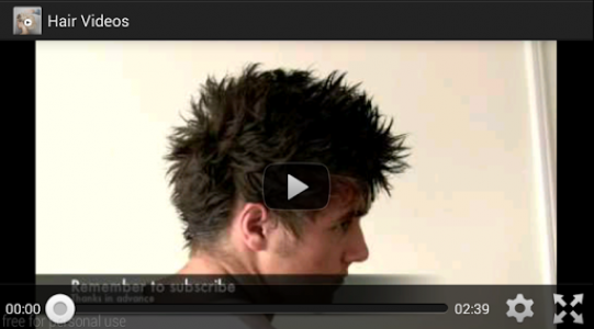 اسکرین شات برنامه Hairstyle Tutorials Videos 5