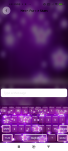 اسکرین شات برنامه Running Keyboard:Typing Themes 4