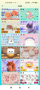 اسکرین شات برنامه Running Keyboard:Typing Themes 2