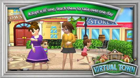 اسکرین شات بازی Virtual Town 1