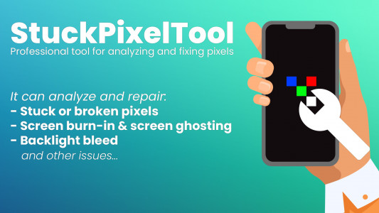 اسکرین شات 1 برنامه Stuck Pixel Tool