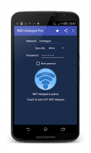 اسکرین شات برنامه WiFi Hotspot 1