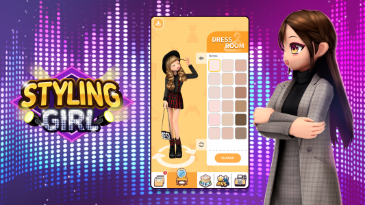 اسکرین شات بازی Styling Girl:3D Dress Up Game 6