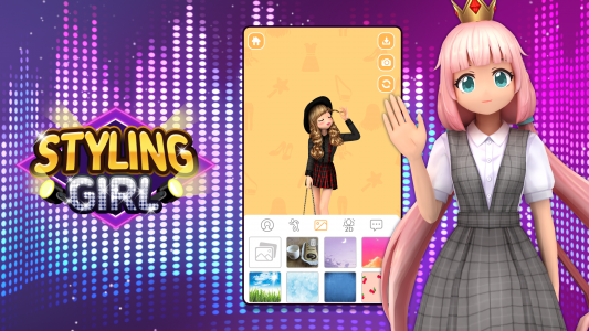اسکرین شات بازی Styling Girl:3D Dress Up Game 8