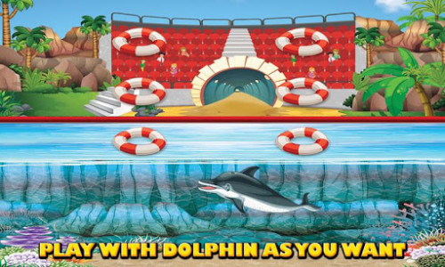 اسکرین شات بازی Sea Dolphin Pool Show: Animal Ocean Simulator🐬 4