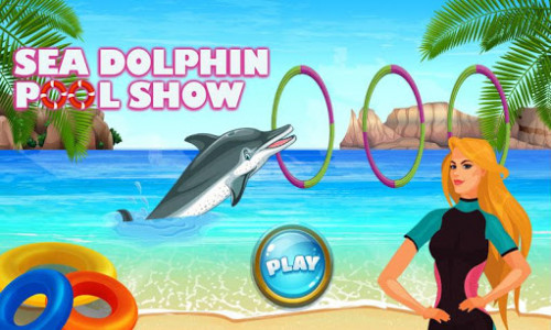 اسکرین شات بازی Sea Dolphin Pool Show: Animal Ocean Simulator🐬 1