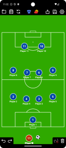 اسکرین شات برنامه Coach Tactic Board: Soccer 1