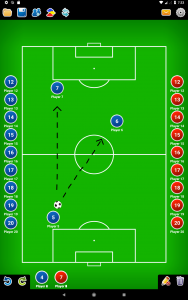 اسکرین شات برنامه Coach Tactic Board: Soccer 4