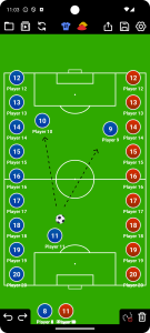 اسکرین شات برنامه Coach Tactic Board: Soccer 4